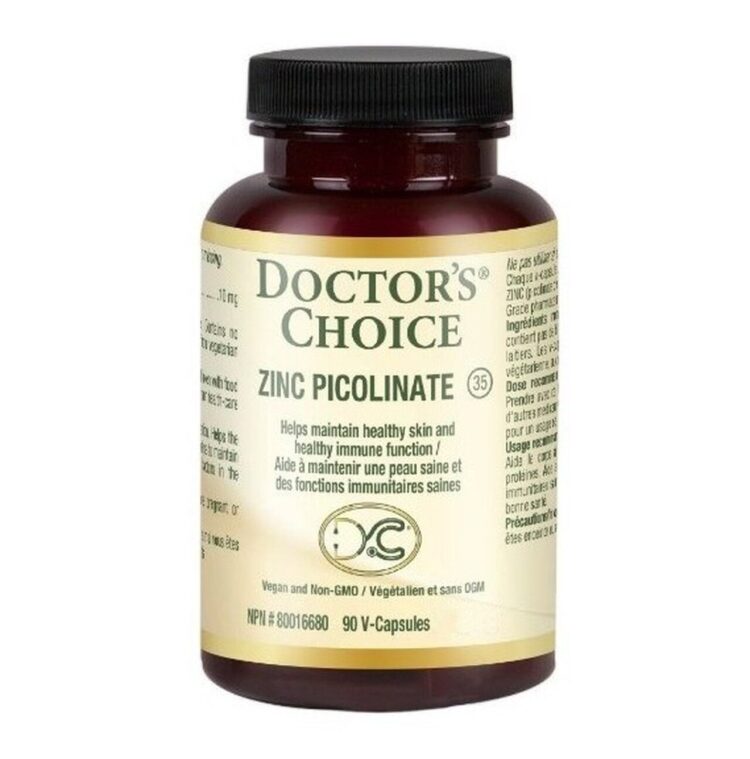 Doctor’s Choice Zinc Picolinate 50mg 90 Veg Capsules